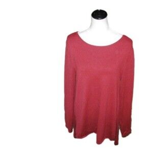 CHELSEA & Theodore Coral Tunic Size Large